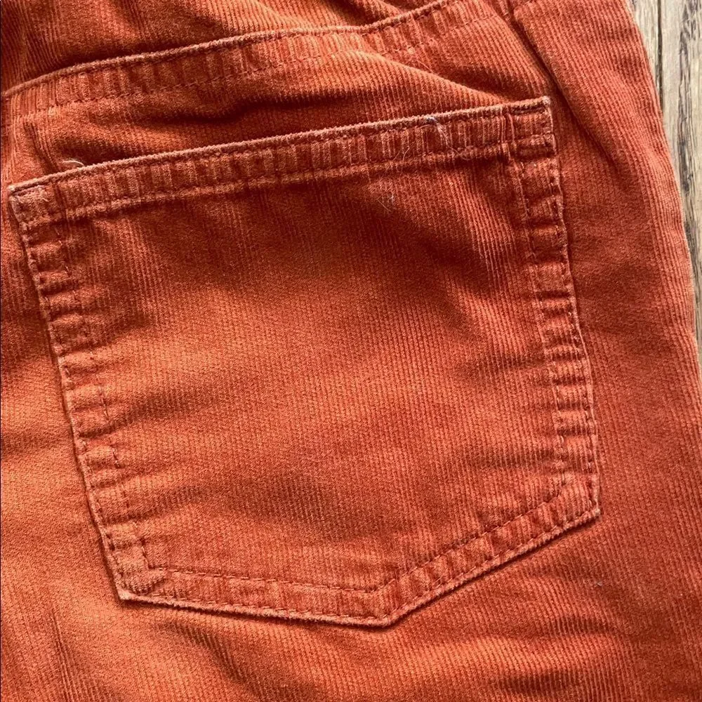 Gymboree orange corduroy